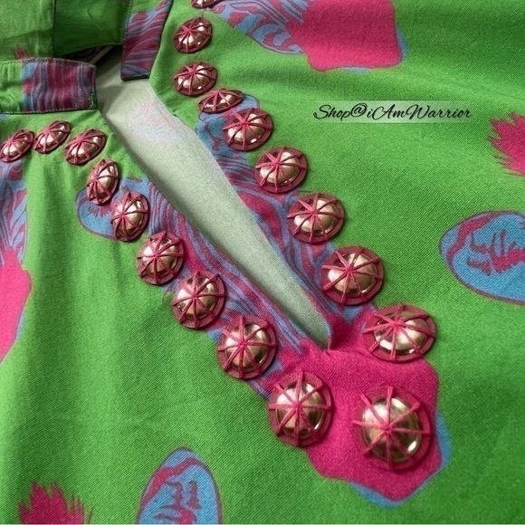 Tuckernut Sheridan French zebra print empire waist mini dress *shop@iamwarrior - Picture 5 of 12